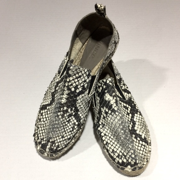 Vince Snake Print Espadrilles. New. Comfortable, great casual accessory. - Picture 6 of 9